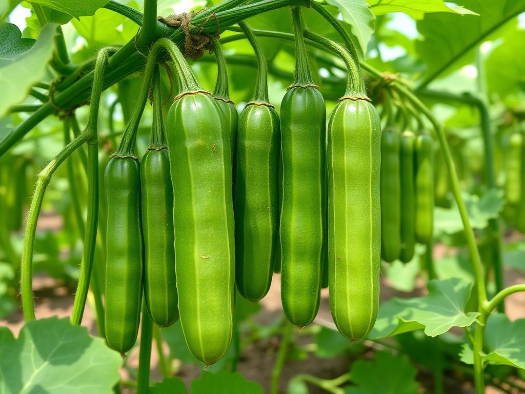 Cucumbers at BV Farms